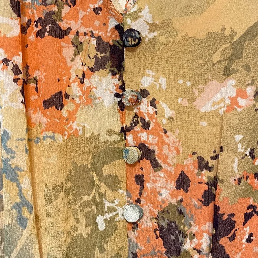 Moulinette Soeurs Multicolor Floral Long Sleeve Maxi Dress - Picture 5 of 5